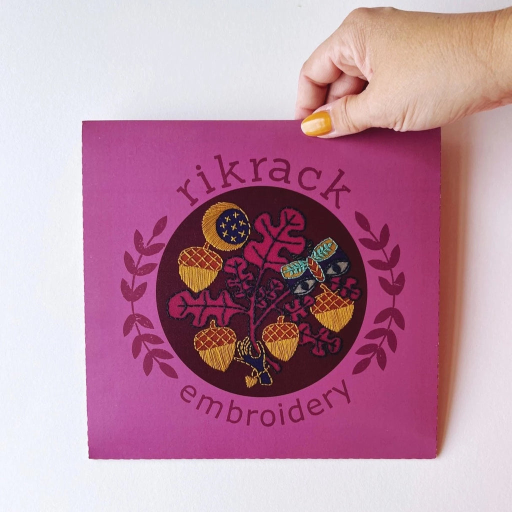 Rikrack - Embroidery Kit - Acorns