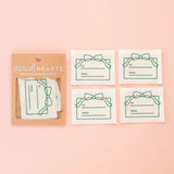 Sarah Hearts - Organic Cotton Write In Sewing Label - Gift