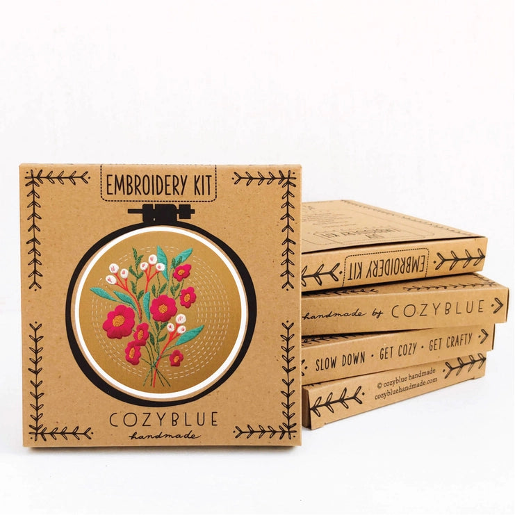 Cozyblue Handmade - DIY Embroidery Kits - Various Designs