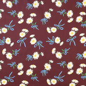 Fabric Godmother - Cotton Lawn - Daisy Beau - Maroon