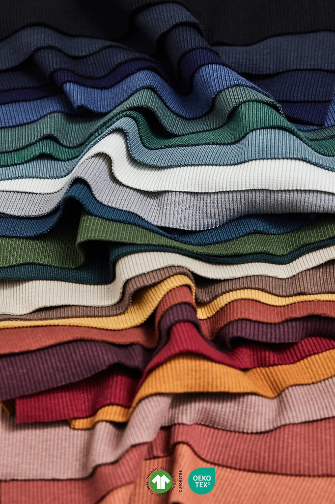 Mind the Maker - Organic Cotton Ribbing - Plum