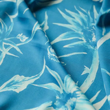 Pigeon Wishes - Washed Tencel Linen Pique - Ananas Blue