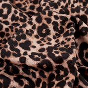 Fabric Godmother - Ace Animal Print Denim - Brown