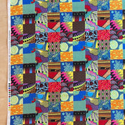 Cosmo - Cotton Sheeting - Multicolor Patchwork Print