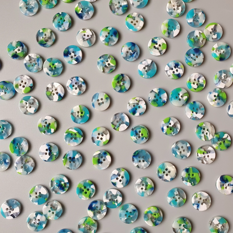 Pigeonwishes - 15mm Shirting Button Set - Various Colors/Shapes