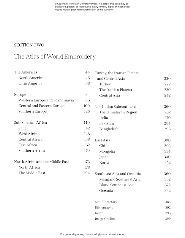 Atlas of World Embroidery - Gillian Vogelsang-Eastwood