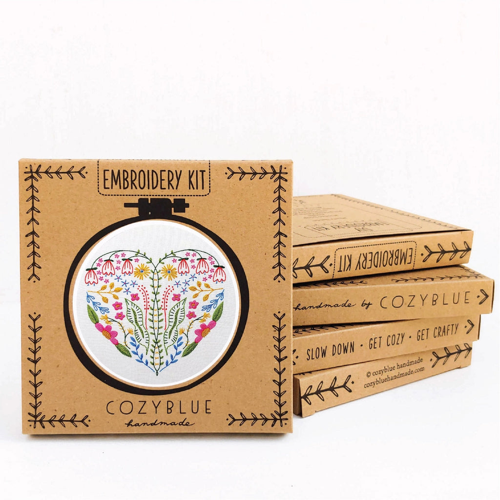 Cozyblue Handmade - DIY Embroidery Kits - Various Designs