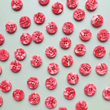 Pigeon Wishes - 15mm Button - Barbiecore