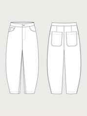 The Assembly Line - Barrel Leg Trousers