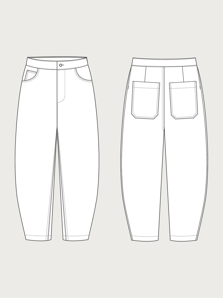 The Assembly Line - Barrel Leg Trousers