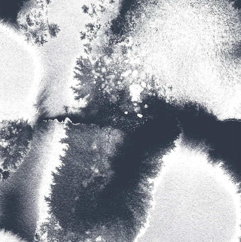 Abstract black and white pattern on fabric