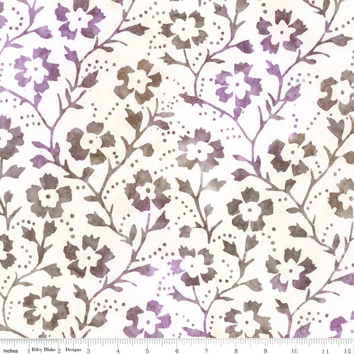 SALE–Riley Blake - Batiks - Backyard Birds - Sugar Plum