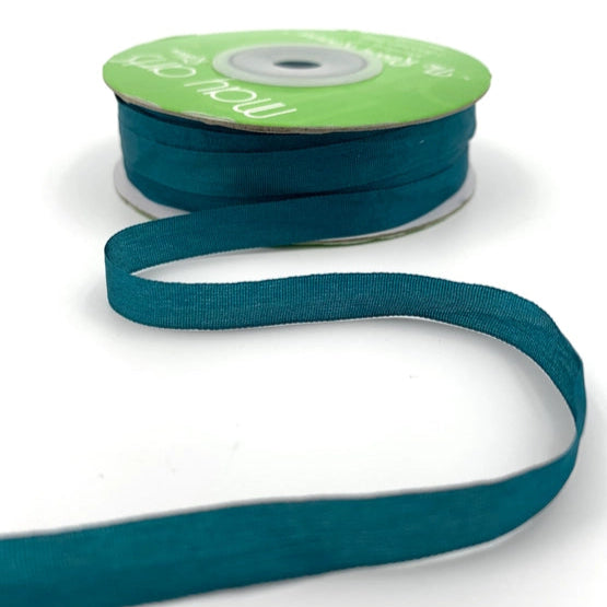 Hand-Dyed Silk Ribbon - 1/4" - Shaded Spruce