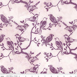 SALE–Riley Blake - Batiks - Backyard Birds - Petal
