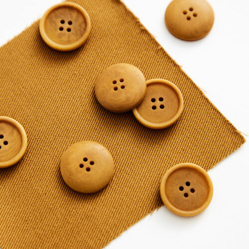 Mind the Maker - Corozo Buttons - 15mm - Four Hole - Various Colors