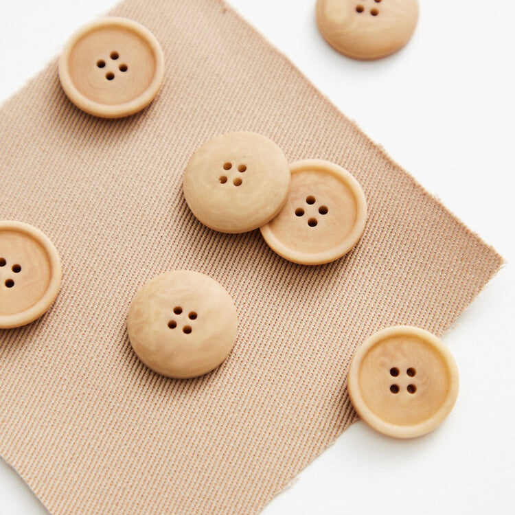 Mind the Maker - Corozo Buttons - 15mm - Four Hole - Various Colors