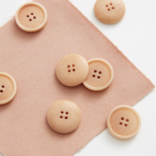 Mind the Maker - Corozo Buttons - 15mm - Four Hole - Various Colors