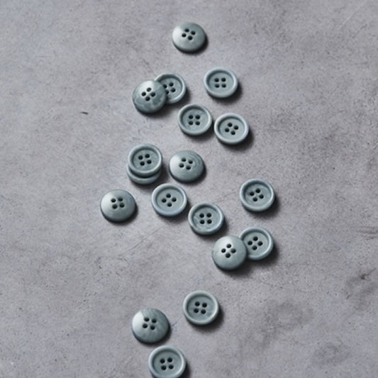 Meet Milk - 15mm Dish Corozo Button - Various Colors