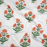 Fableism - Indian Block Prints - Cottage - Boho Floral - Sienna