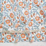 Fableism - Indian Block Prints - Cottage - Trumpet Vines - Winter