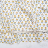Fableism - Indian Block Prints - Cottage - Flowerling - Yellow