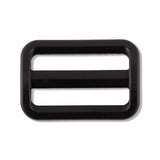 Hardware - YKK Tri-Bar Plastic Glides - Black - 1 1/2"