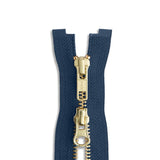 YKK #5 - Brass Two-Way Jacket Zipper - 36" - Various Colors