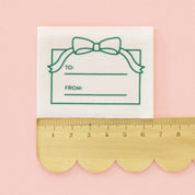 Sarah Hearts - Organic Cotton Write In Sewing Label - Gift