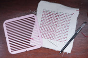 Socorro Society - Sashiko Grid Stencil - Various Colors