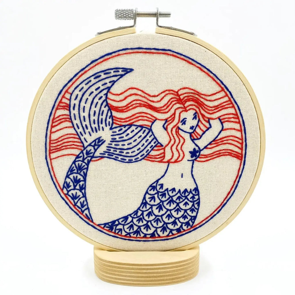 Hook, Line & Tinker - Embroidery Kit - Mermaid