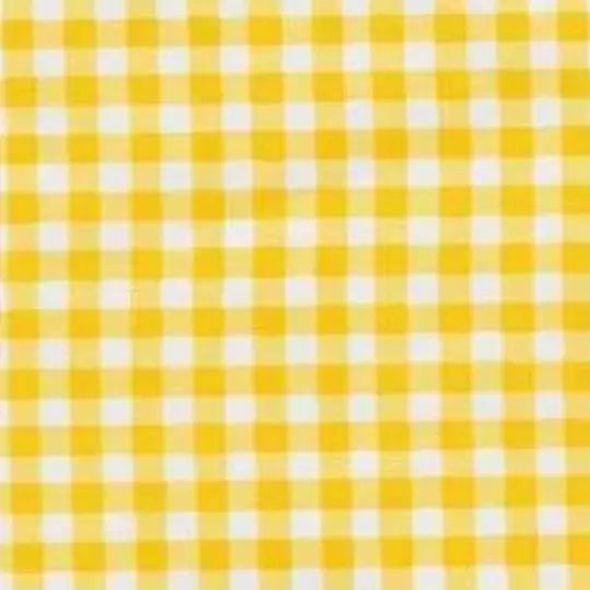 Oil Cloth - Gingham - Yellow