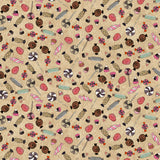 SALE - Clothworks - Faboolous - Candy - Light Caramel