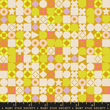 Ruby Star Society - Lofi Linens - Blocked Shapes - Cactus