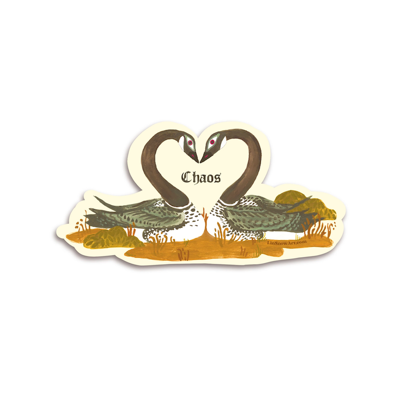 Lin Snow - Chaos Gooses Sticker