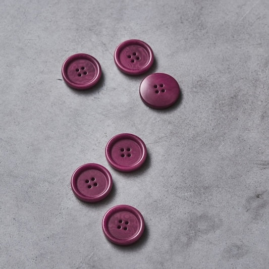 Meet Milk - 25mm Dish Corozo Button - Various Colors