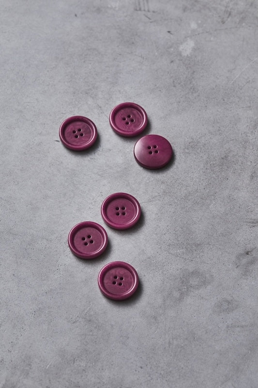 Meet Milk - 25mm Dish Corozo Button - Various Colors