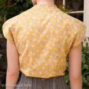 Decades of Style - #5003 1950s Collar Confection Blouse - PDF and Printed Pattern