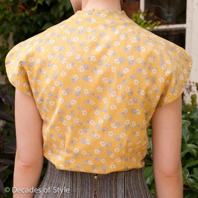 Decades of Style - #5003 1950s Collar Confection Blouse - PDF and Printed Pattern