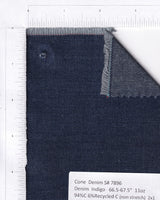 Recycled Cotton Denim - 11 oz - Indigo/Gray