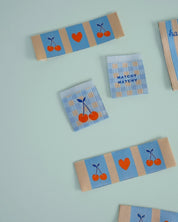 Matchy Matchy Sewing Club - Cherry Square and Rectangle Woven Labels