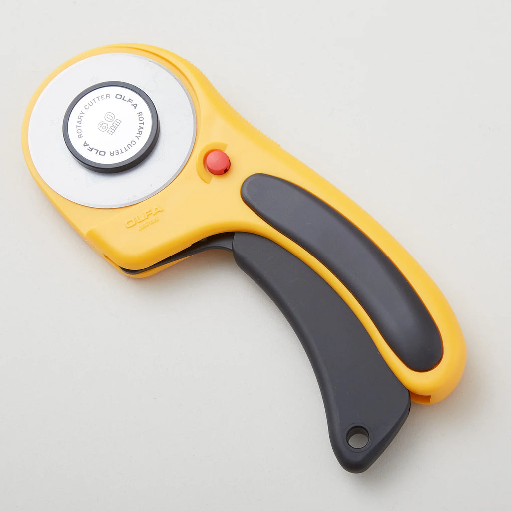 Olfa Rotary Cutter - Ergonomic Rotary Cutter - 60mm - Yellow