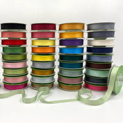 Hand-Dyed Silk Ribbon - 1/2" - Orange
