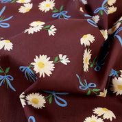 Fabric Godmother - Cotton Lawn - Daisy Beau - Maroon