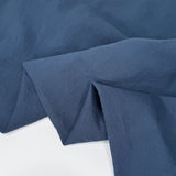 Ashton - Linen & Organic Cotton Twill - Medium Blue