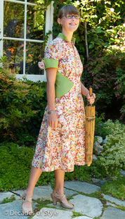 Decades of Style - #5002 1950s Diamond Dress - PDF and Printed Pattern