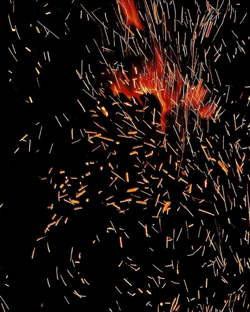 Paapii - Organic Cotton Jersey - Sparks - Black