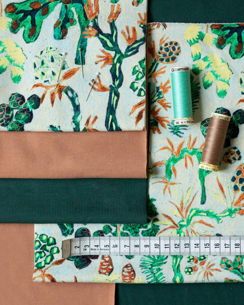 Paapii - Organic Cotton Brushed Fleece - Expedition - Green