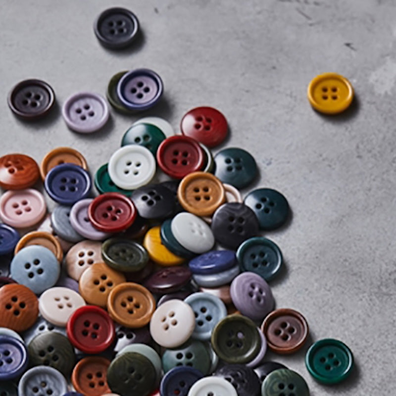 Meet Milk - 15mm Dish Corozo Button - Various Colors