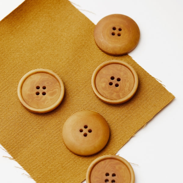 Mind the Maker - Corozo Buttons - 28mm - Four Hole - Various Colors