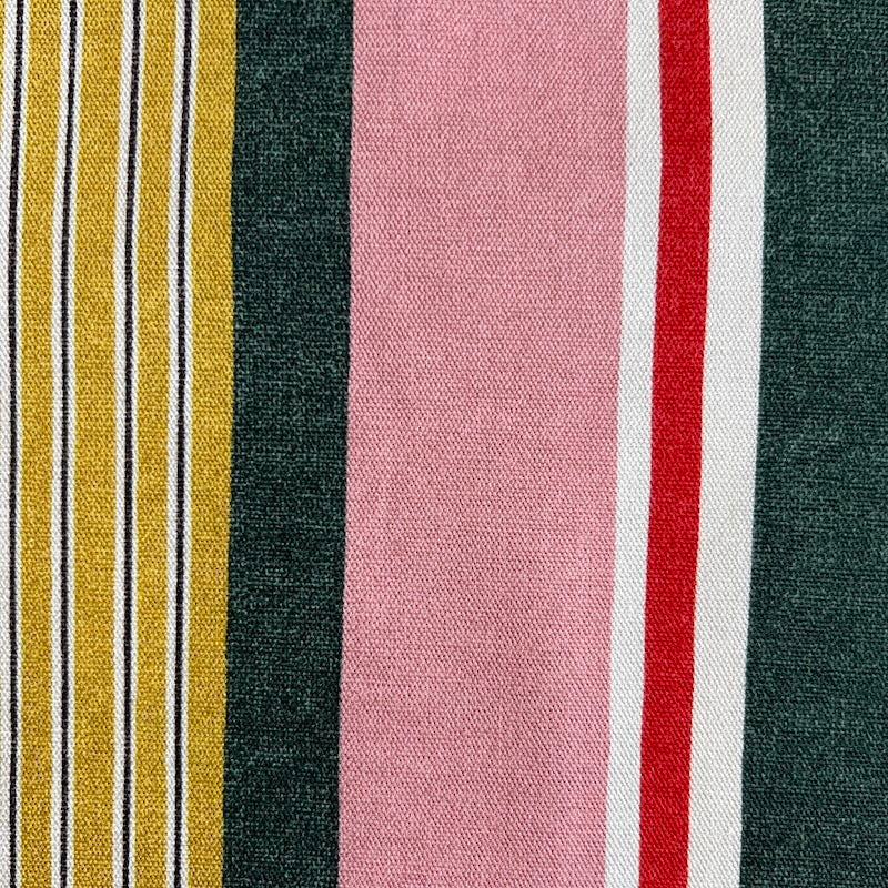Kokka - Cotton Oxford - Dynamic Stripes - Multi